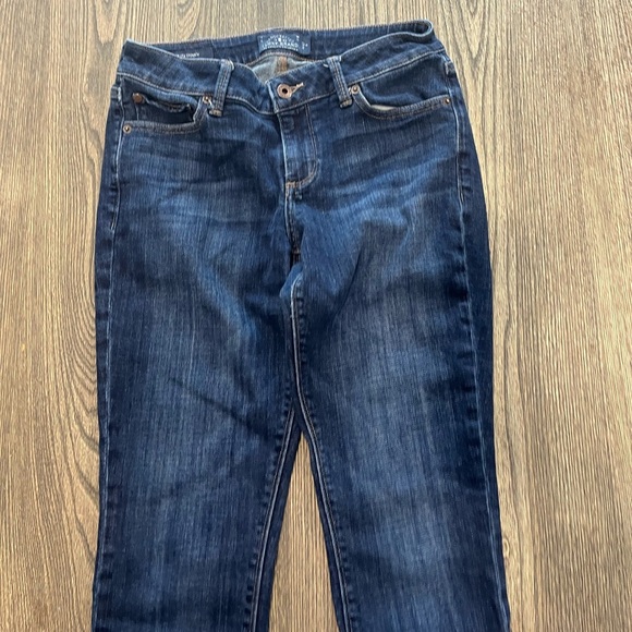Lucky Brand Lolita Skinny Jeans Low Rise Whisker Denim Dark Wash Blue Size 4/27 - Picture 5 of 15